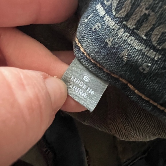 New York & Co Soho Jean Leggings Women's Size 6 Blue Denim Stretch Jeggings - Picture 4 of 5